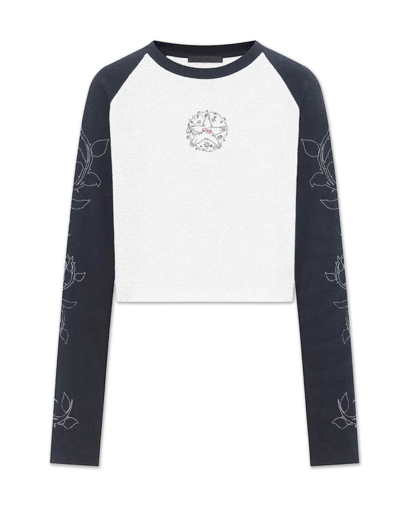 C9 Pin Raglan Longsleeve – Cherry 9
